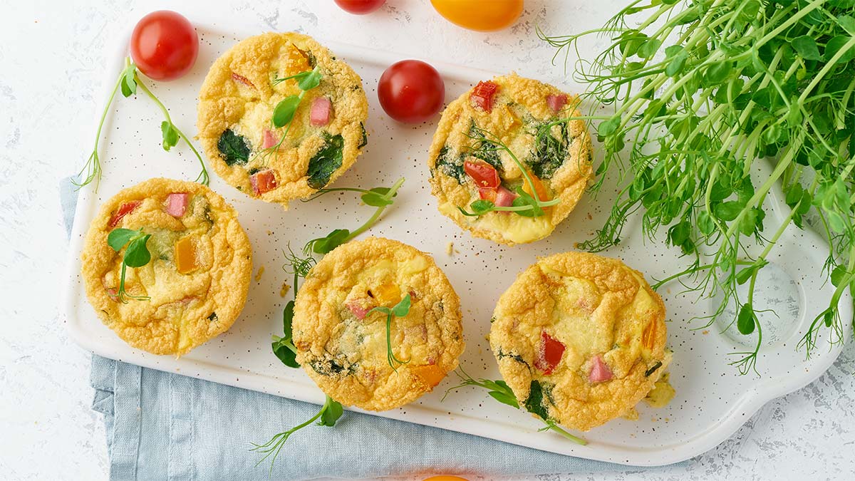Muffins de huevo, una idea genial para un desayuno Keto Muffins de huevo, una idea genial para un desayuno Keto